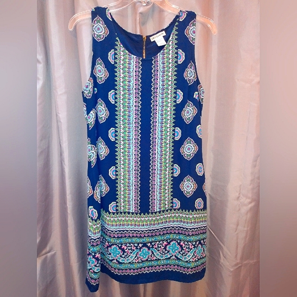 🆓🆓🆓Artisan NY Sleeveless Polyester Dress Fully Lined